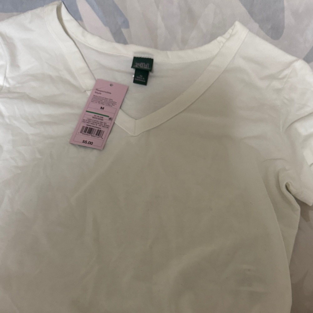 wild fable White Girls' Basic V-Neck Tops - 2 Pack - Picture 4 of 6